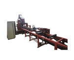 CNC Flat Steel  Punching & Cutting Line -plate width 120mm，hole φ40mm 